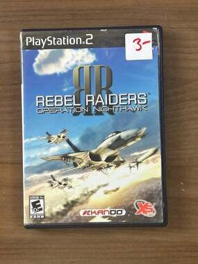 Rebel Raiders Operation Nighthawk PS2 PlayStation 2 2006 CIB Disc Case Manual